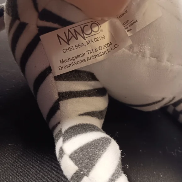 Plush Zebra and Lion Toy Set - Picture 8 of 8